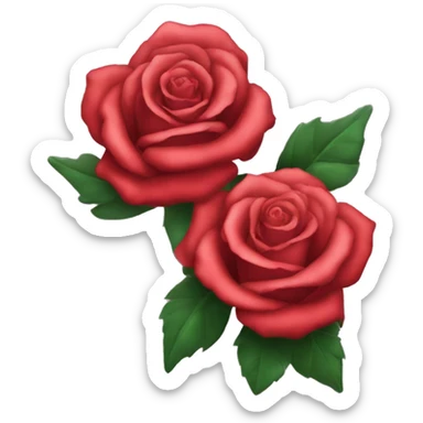 Ramo de rosas rojas sticker