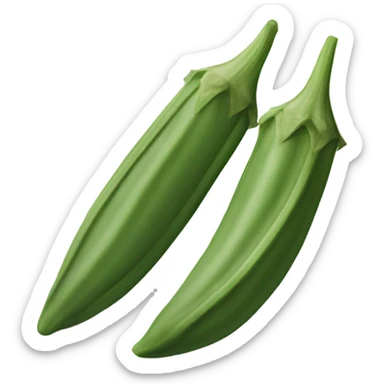 okra sticker