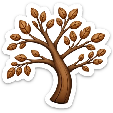 simple branch sticker