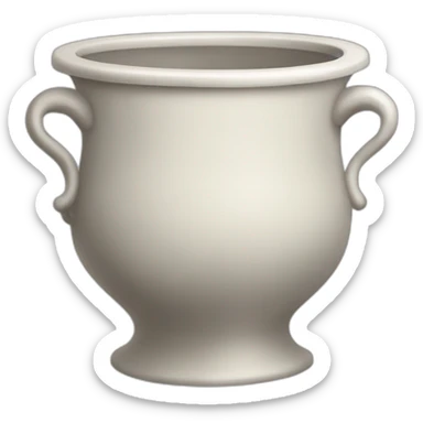 A chamber pot sticker