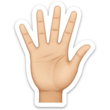 Yvl hand sign sticker