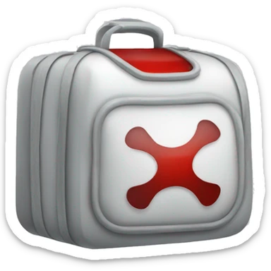 Blood medical bag sticker