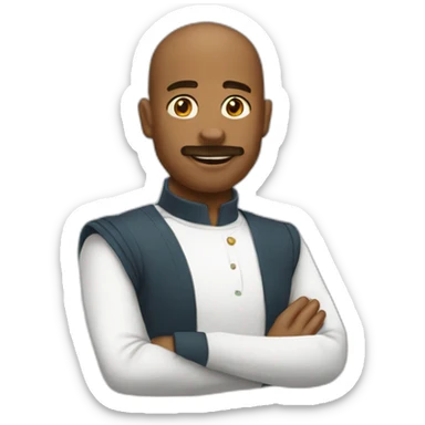 Quelqu'un qui regarde mal sticker