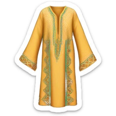 Moroccan kaftan sticker