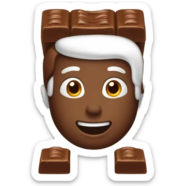 chocolat bar sticker