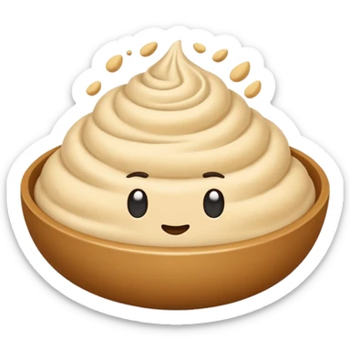 HAZ EMOJI DE IPHONE DE HARINA SALUDABLE sticker