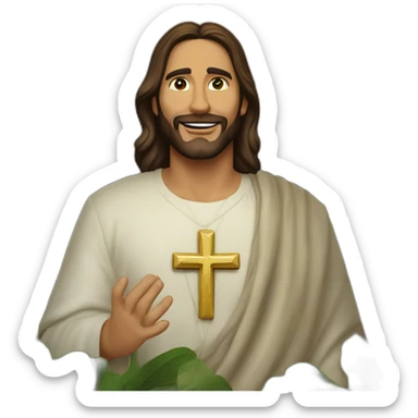 Jesús orando en el monte tabor sticker