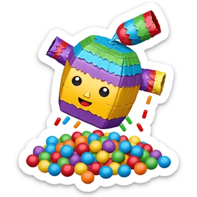 Piñata sticker