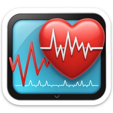 Heart rate going up sticker