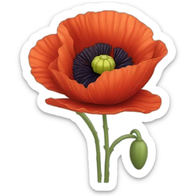poppy sticker