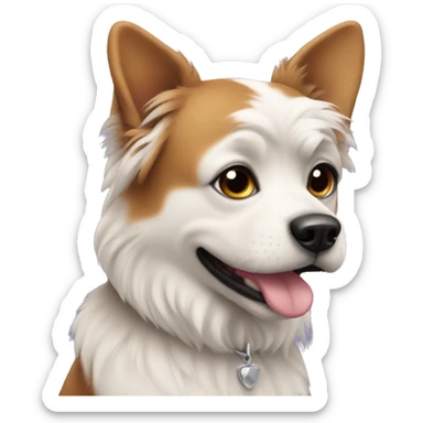 coquette dog sticker