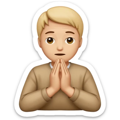 make a emoji who are say sorry sticker