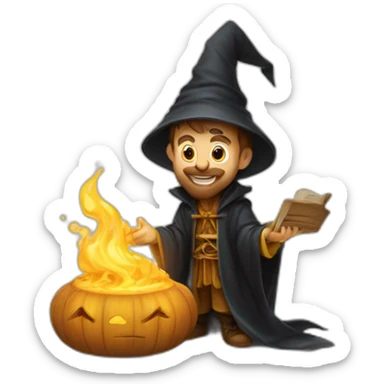 font sorcerer typography sticker