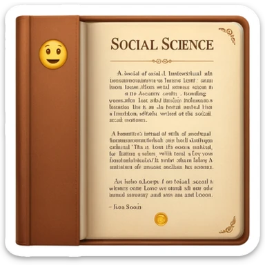 social science sticker