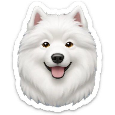 Two samoyed  sticker
