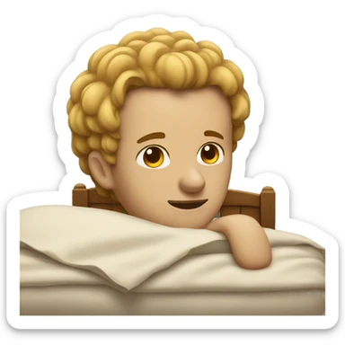 Hamlet laying down  sticker