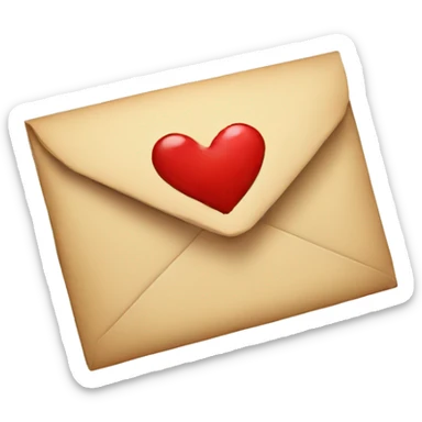 Love letter sticker