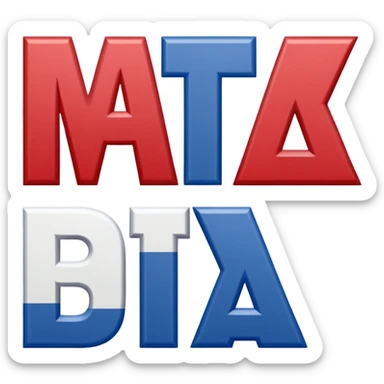 ATX  Block letters painted the colors of the Texas state flag sticker