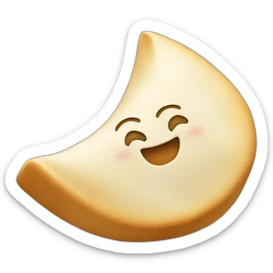 Fortune cookie sticker