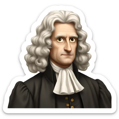 Sir Isaac Newton  sticker