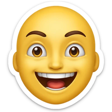 fearless emoji, bold expression, confident face, dynamic pose sticker