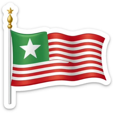 Tschetschenische Flagge  sticker