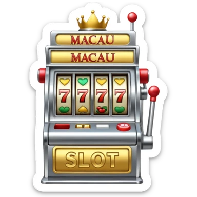 Slot machine, macau, thailand, rotate sticker