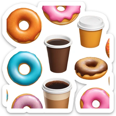 Dunkin donuts sticker