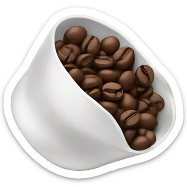 coffee beans sticker