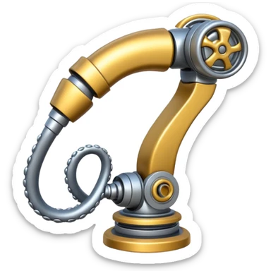 robot tentacle arm sticker