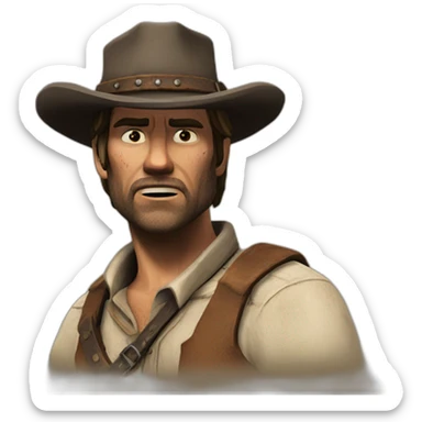 Arthur red dead rédemption 2 sticker