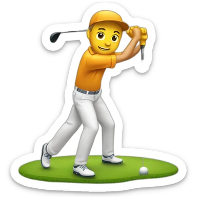 Swing de Golf sticker