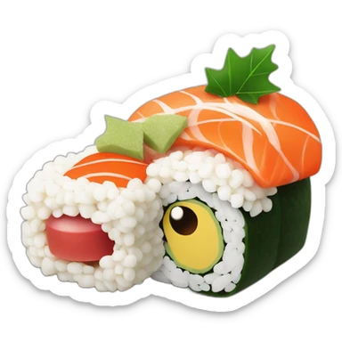 Christmas sushi  sticker