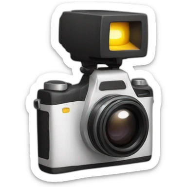 camera flash sticker