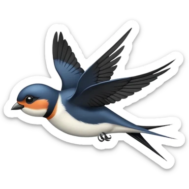Swallow sticker