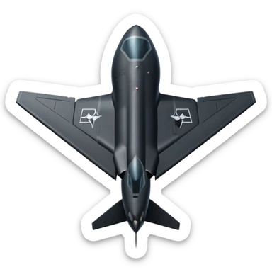 stealth bomber sticker