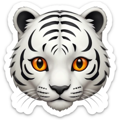White Tiger sticker