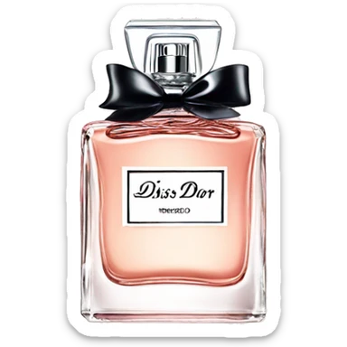 miss dior parfume sticker