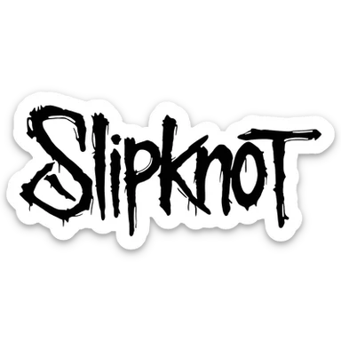 slipknot logo sticker