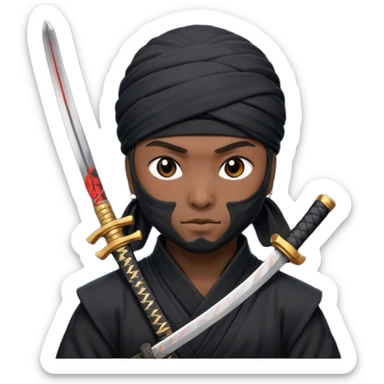 ninja in turban sticker