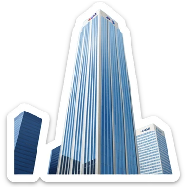 U.S bank tower in Los angeles sticker