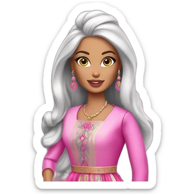 barbie marocaine sticker