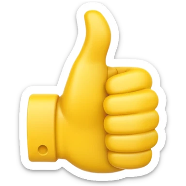 thumbs up emoji sticker