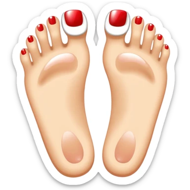 Clean pedicure sticker