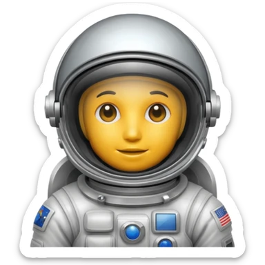 Astronaut helmet Large sticker