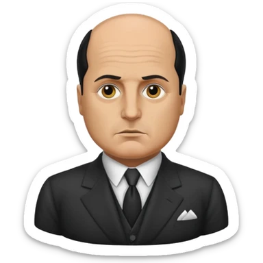 benito mussolini sticker