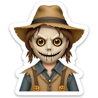 scarecrow villain sticker