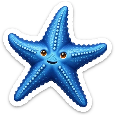 Blue Starfish sticker