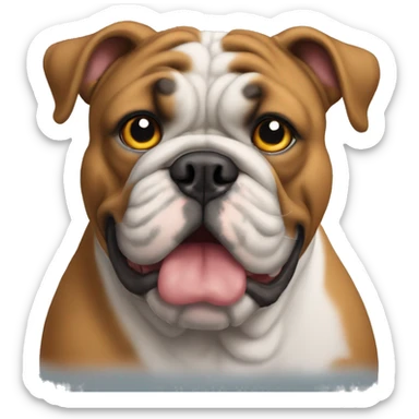 Bulldog sticker