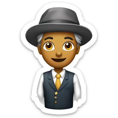 empresário do comércio dona de loja de roupa  sticker